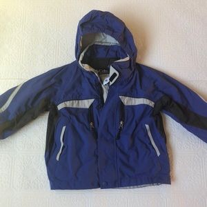 Boys Columbia cold weather jacket w hood size 4/5